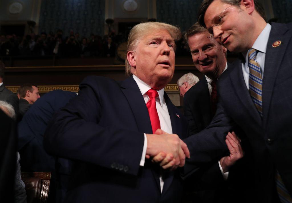 House Speaker Johnson Meets With Trump After Endorsement