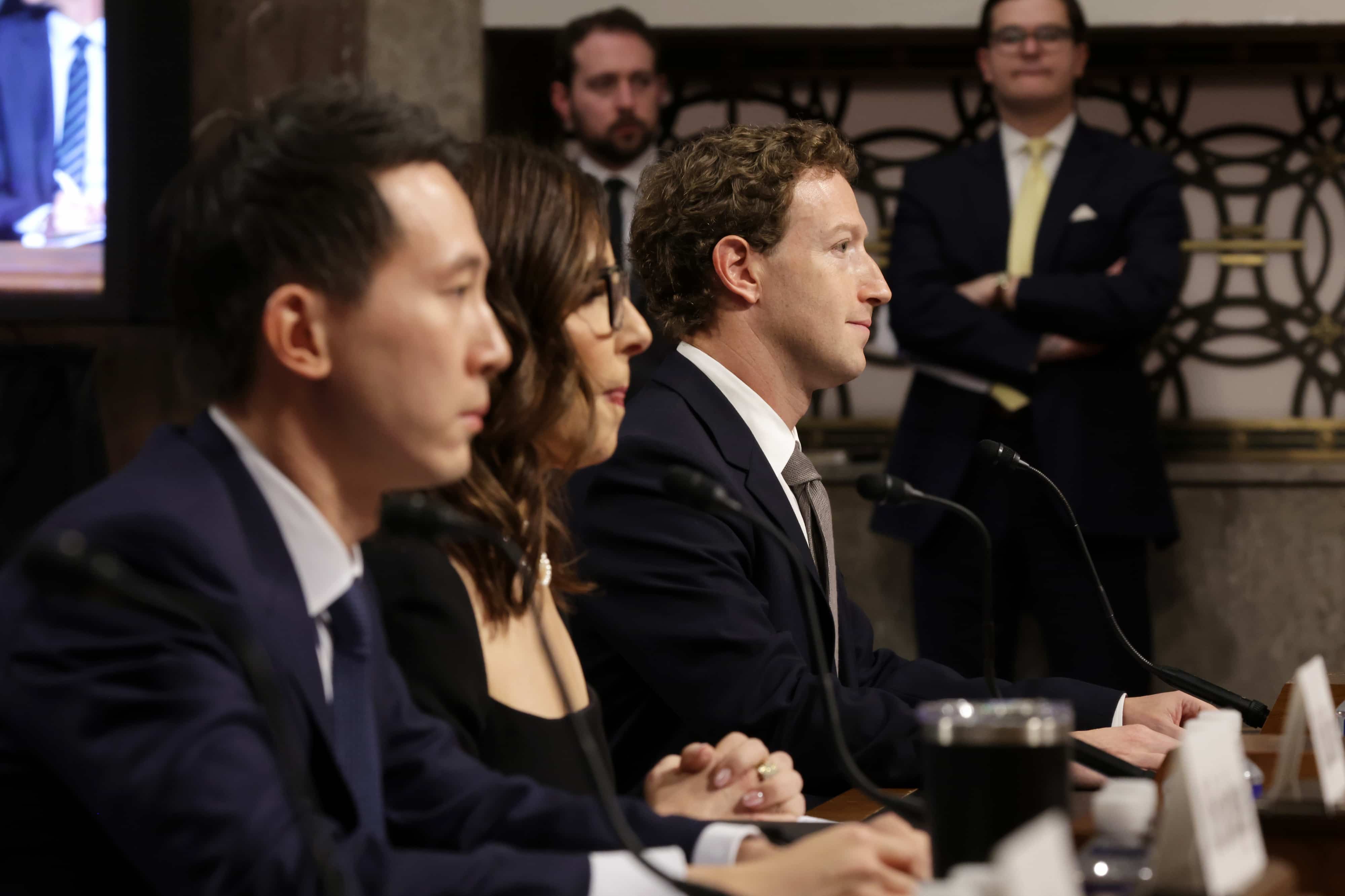US Senate Questions Top Social Media Execs on Child Safety