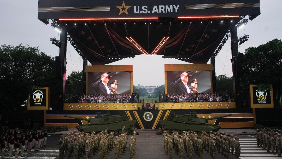 Trump Military Parade Marks US Army's 250th Anniversary