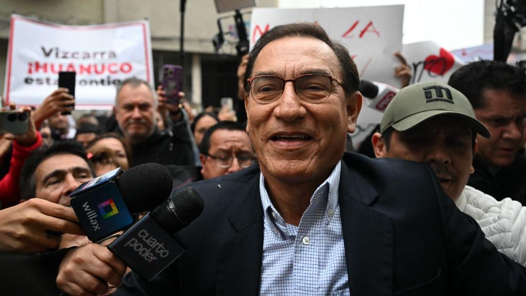 Peru Ex-President Vizcarra Jailed on Bribery Charges