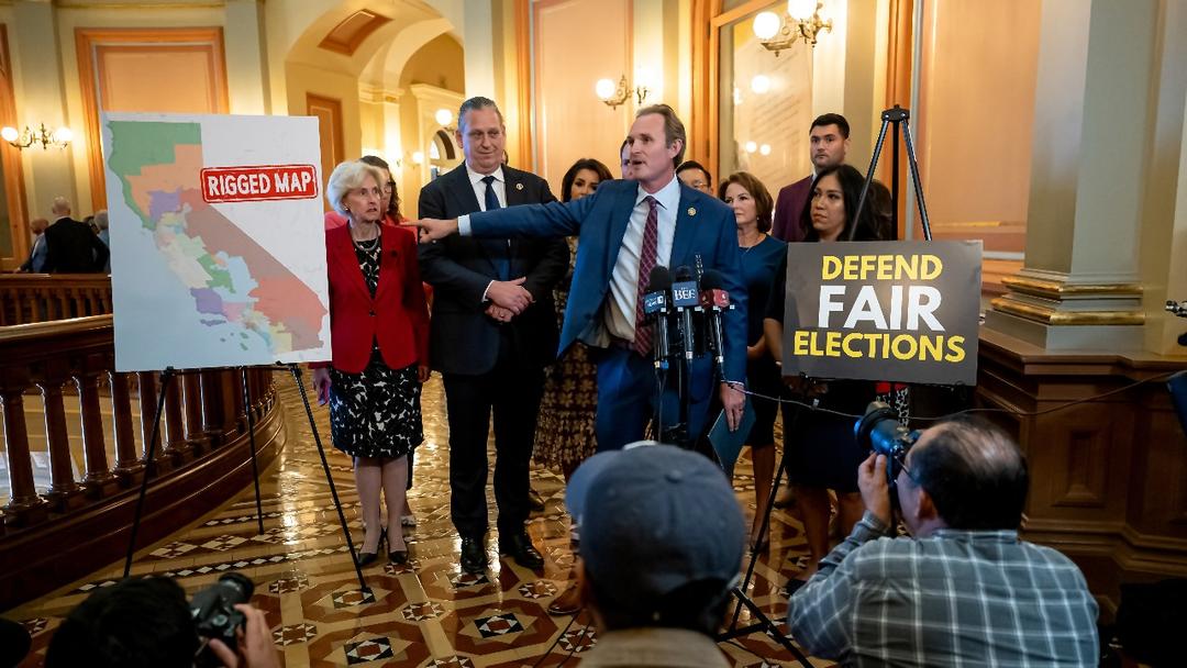 California GOP Sues to Block Democratic Redistricting Plan