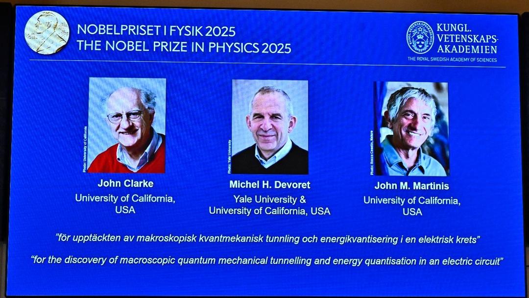 Three Scientists Win 2025 Nobel Prize for Quantum Discovery