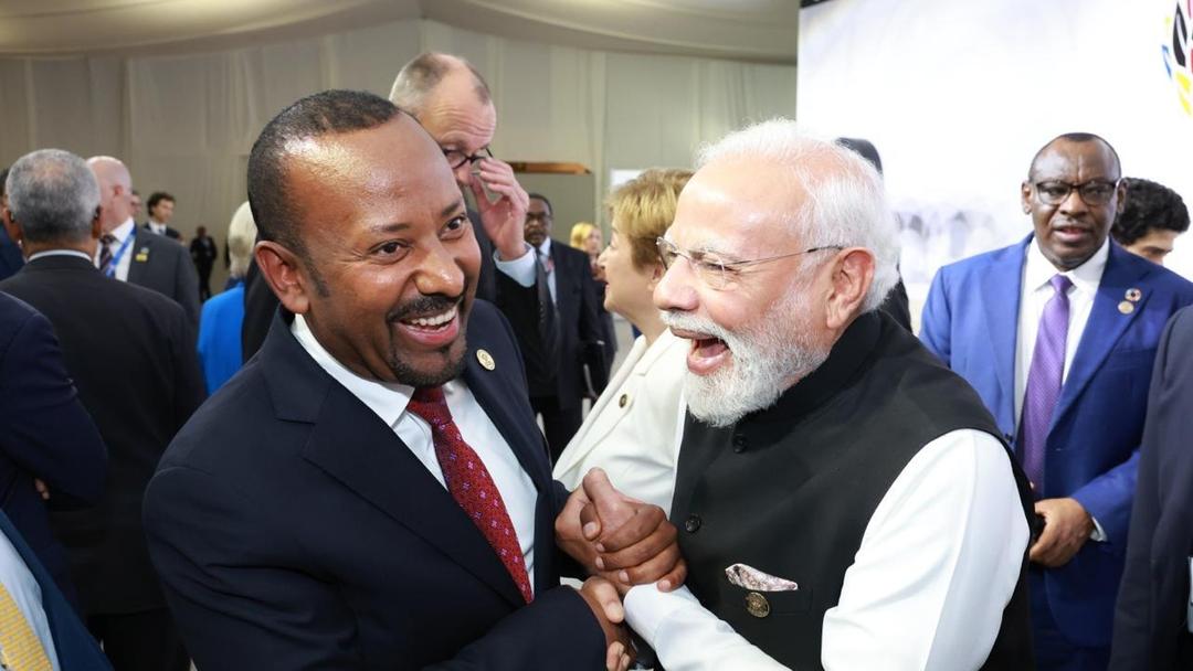 Indian PM Modi Makes First-Ever Visit to Ethiopia