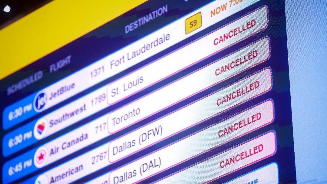 Over 1.5K Flights Canceled as Storm Devin Hits US Northeast