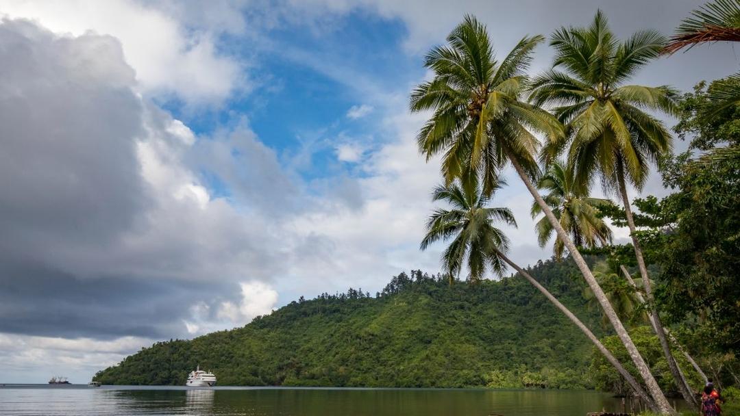 Australian Cruise Ship Runs Aground in Papua New Guinea