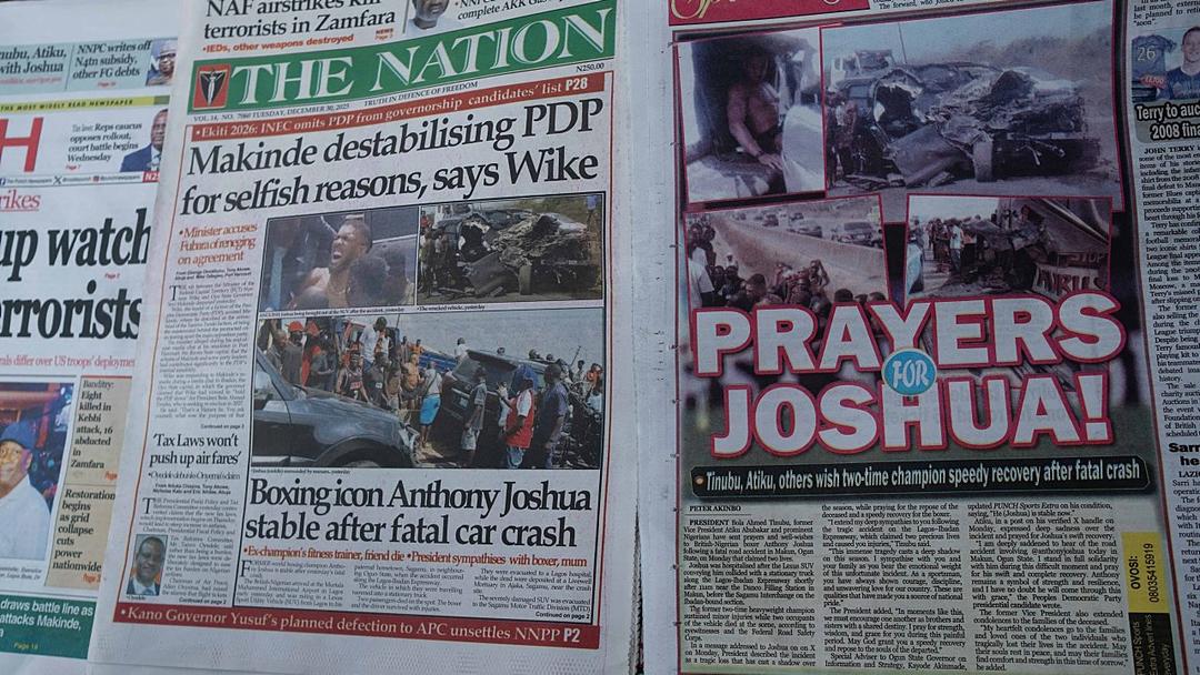Nigeria: Anthony Joshua's Driver Charged After Car Crash