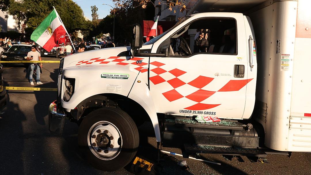 U-Haul Drives Into Crowd at LA Iran Protest
