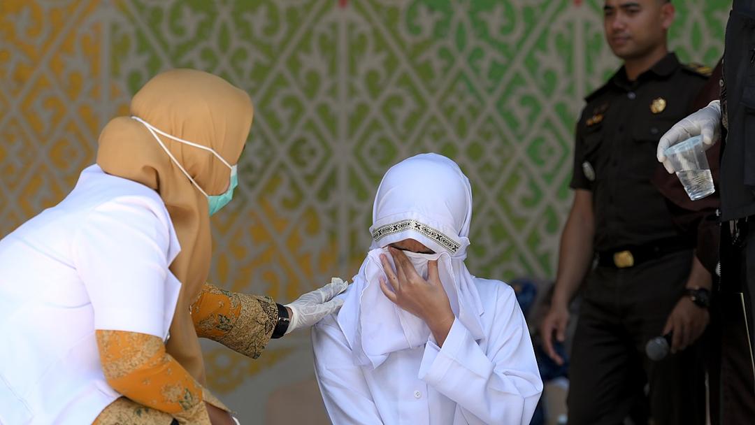 Indonesian Couple Caned 140 Times Publicly for Adultery