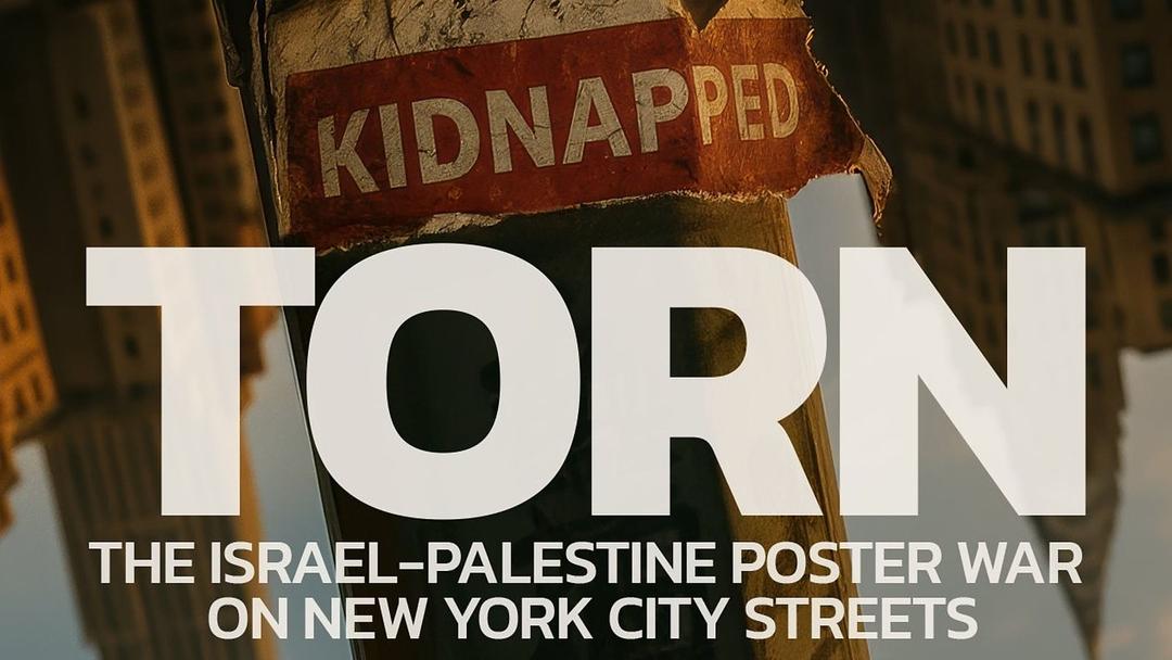 TORN: The Israel-Palestine Poster War on NYC Streets
