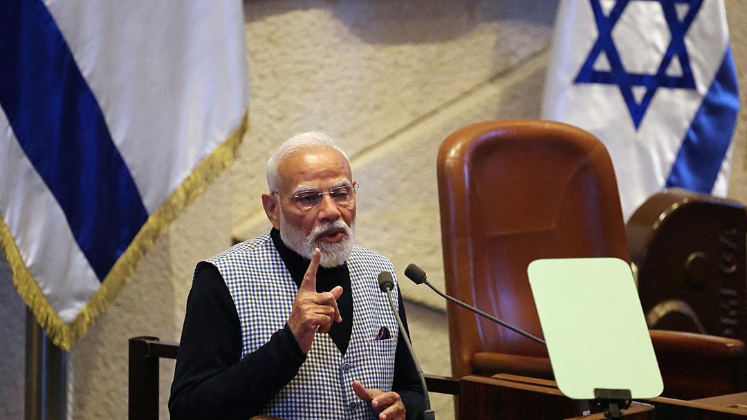 Modi Addresses Israeli Knesset, Receives Top Honor