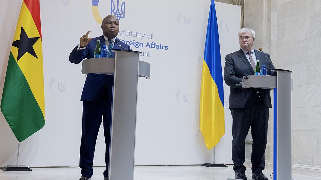 Ghana's Foreign Minister Makes Kyiv Visit