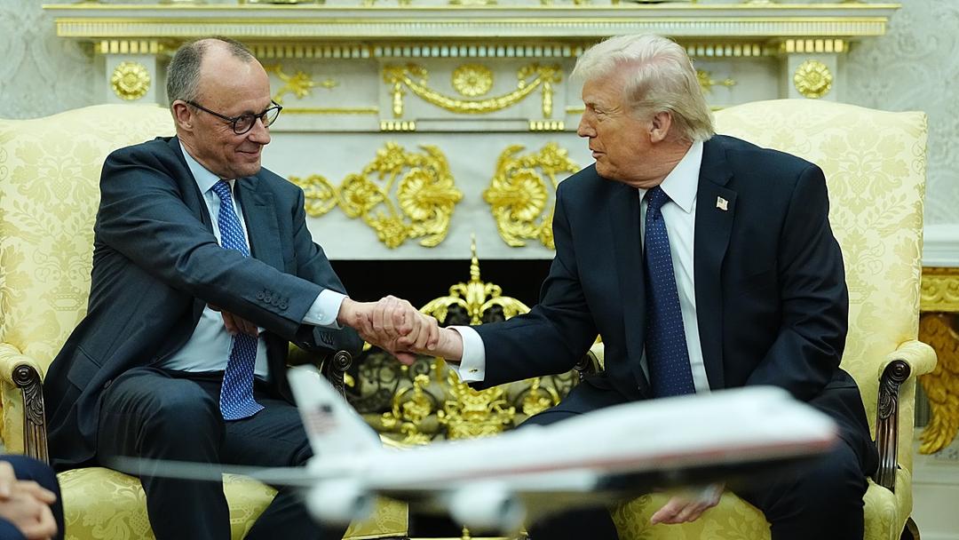 German Chancellor Merz Meets Trump in Washington