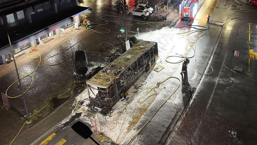 Six Dead in 'Deliberate' Bus Fire in Switzerland