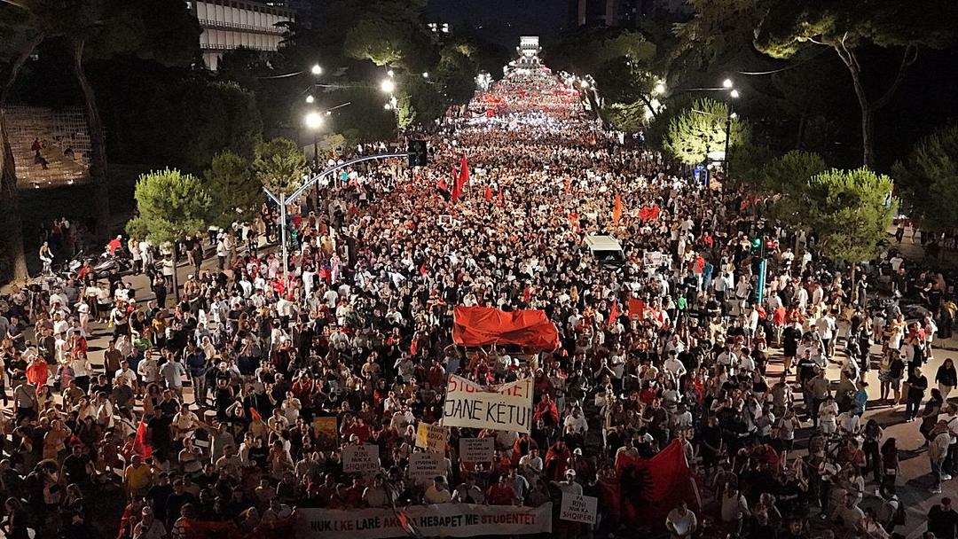 Albania Protests Linked to Kushner Resort Grow to Largest Yet