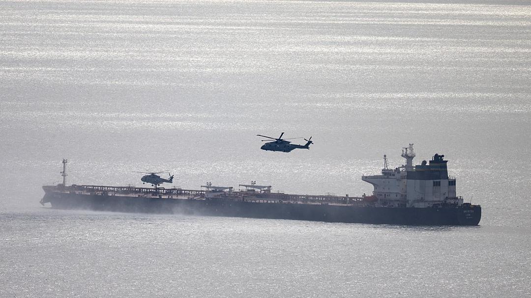 UK Marines Board Russian Tanker in English Channel