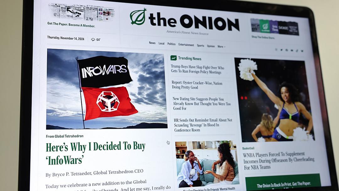 The Onion Plans Infowars Launch Amid Legal Battle