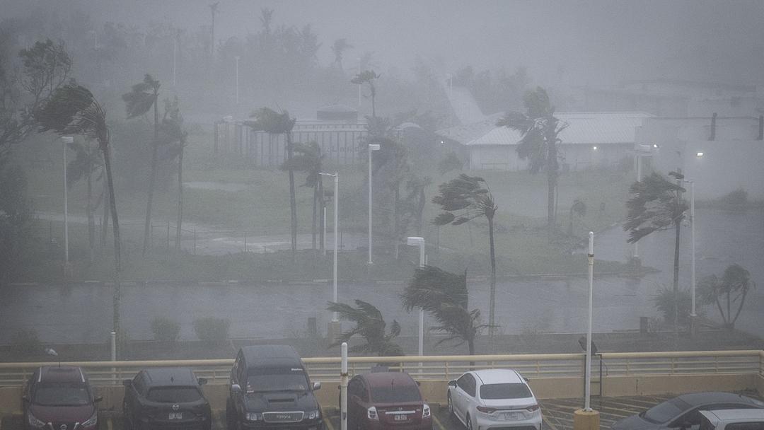 Super Typhoon Bavi Makes Landfall in the Western Pacific