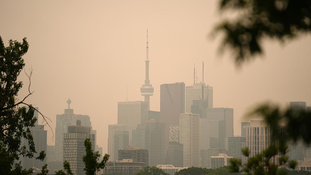 Ontario Wildfires Spread Smoke Across Toronto, US