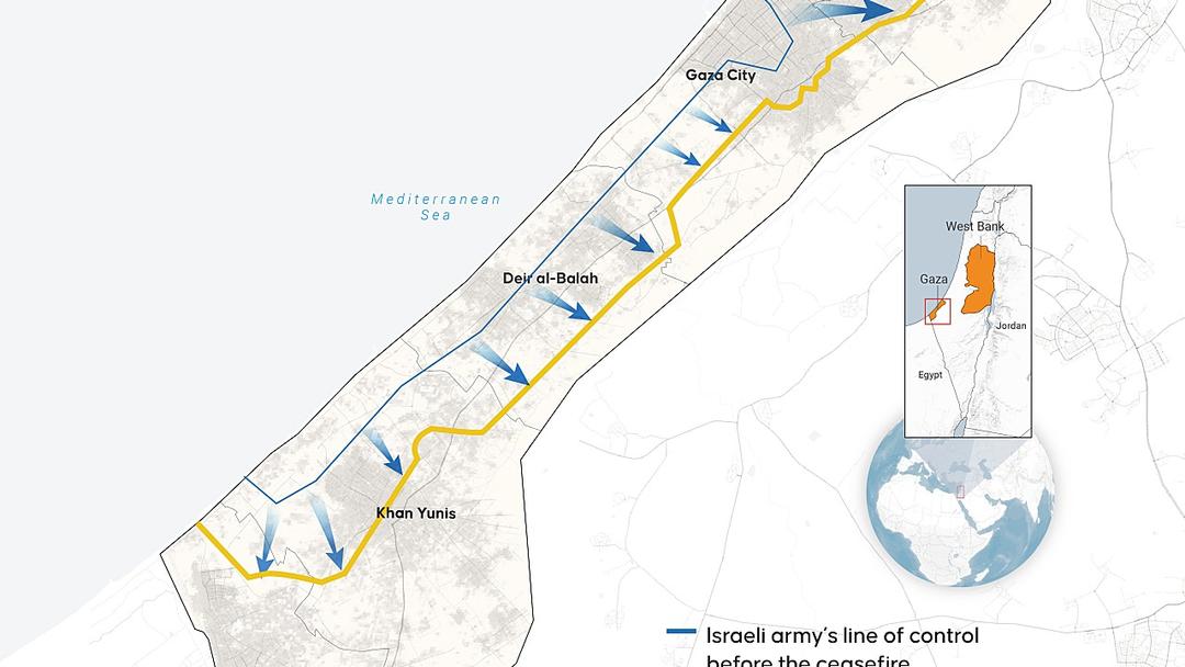 Report: Israel Builds 14-Mile Barrier Inside Gaza
