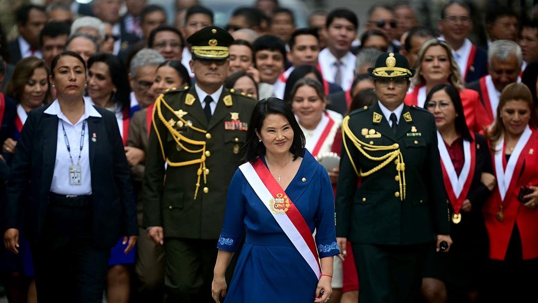 Keiko Fujimori Sworn In as Peru's First Female President