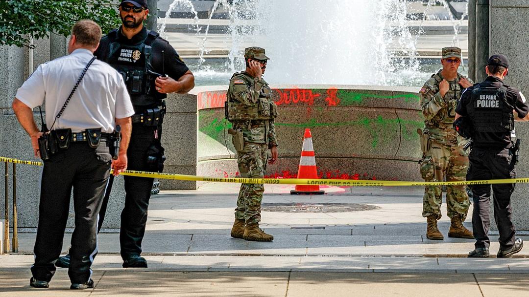 Woman Charged in DC WWII Memorial Vandalism Case