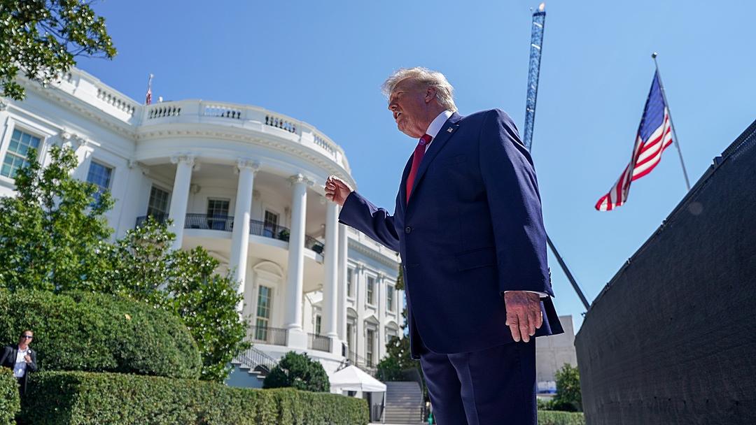 Trump Hosts Tour of $6 Million Granite White House Helipad