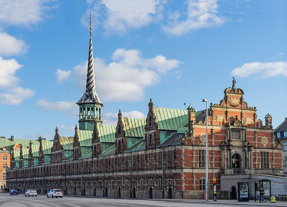 Fire Engulfs Copenhagen's Old Stock Exchange