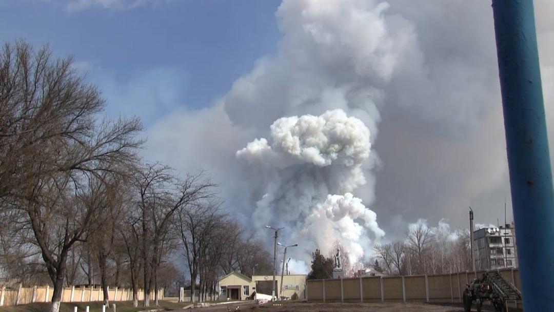 Ukraine Drones Hit Oil, Ammo Depot in Crimea