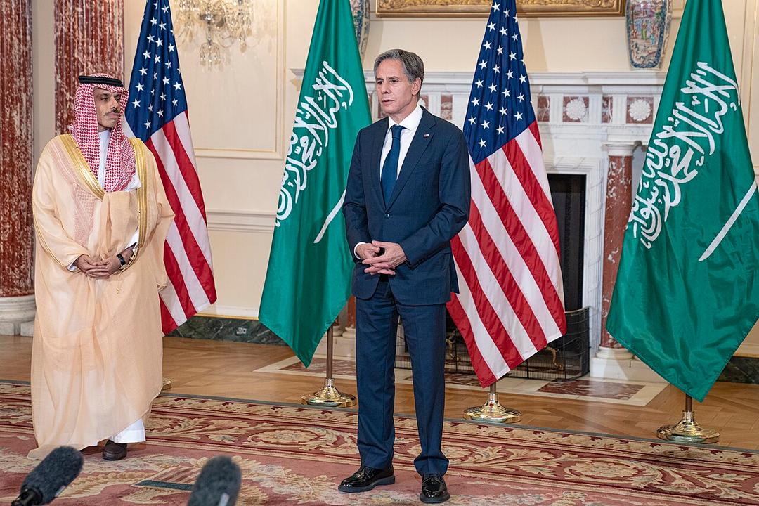 US Sec. of State Blinken Visits Saudi Arabia
