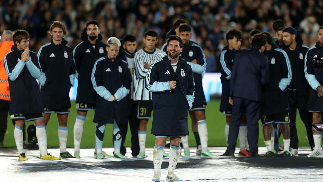 Messi Plays Final Game for Argentina