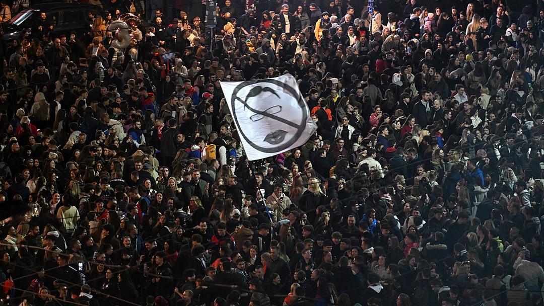 Serbia's Students Demand Police, Spy, Court Chiefs Resign